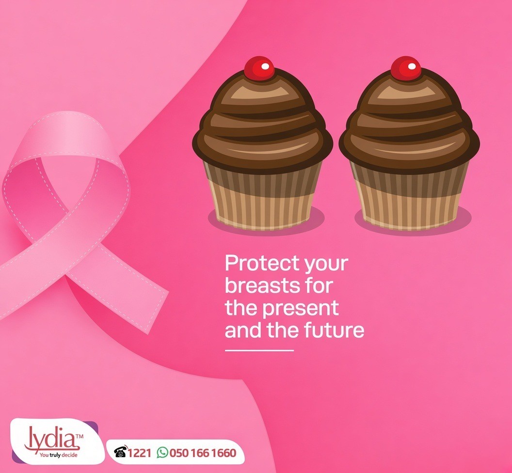Lydia breast-cancer awareness artwork.