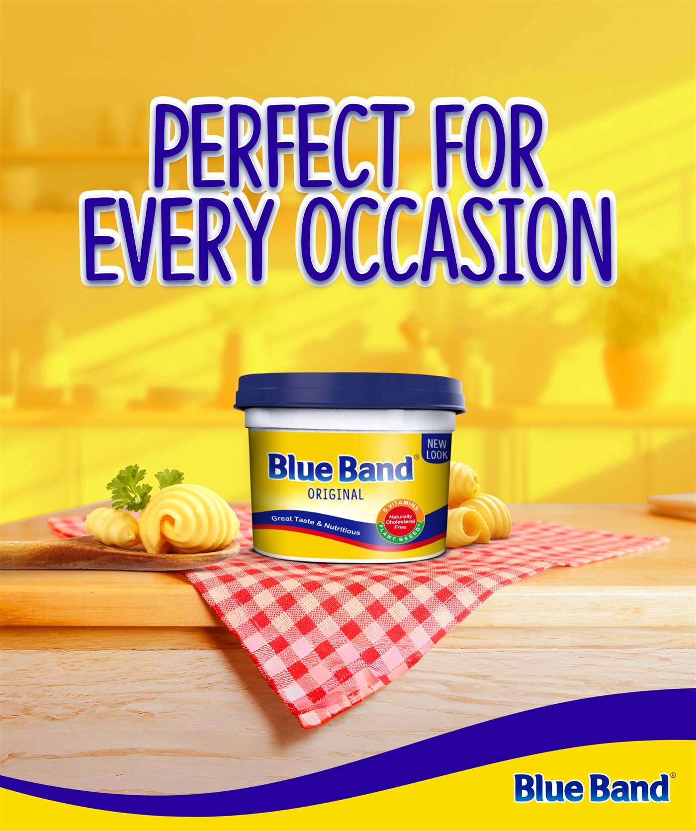 Blue Band 'Perfect for Occasions' social post.