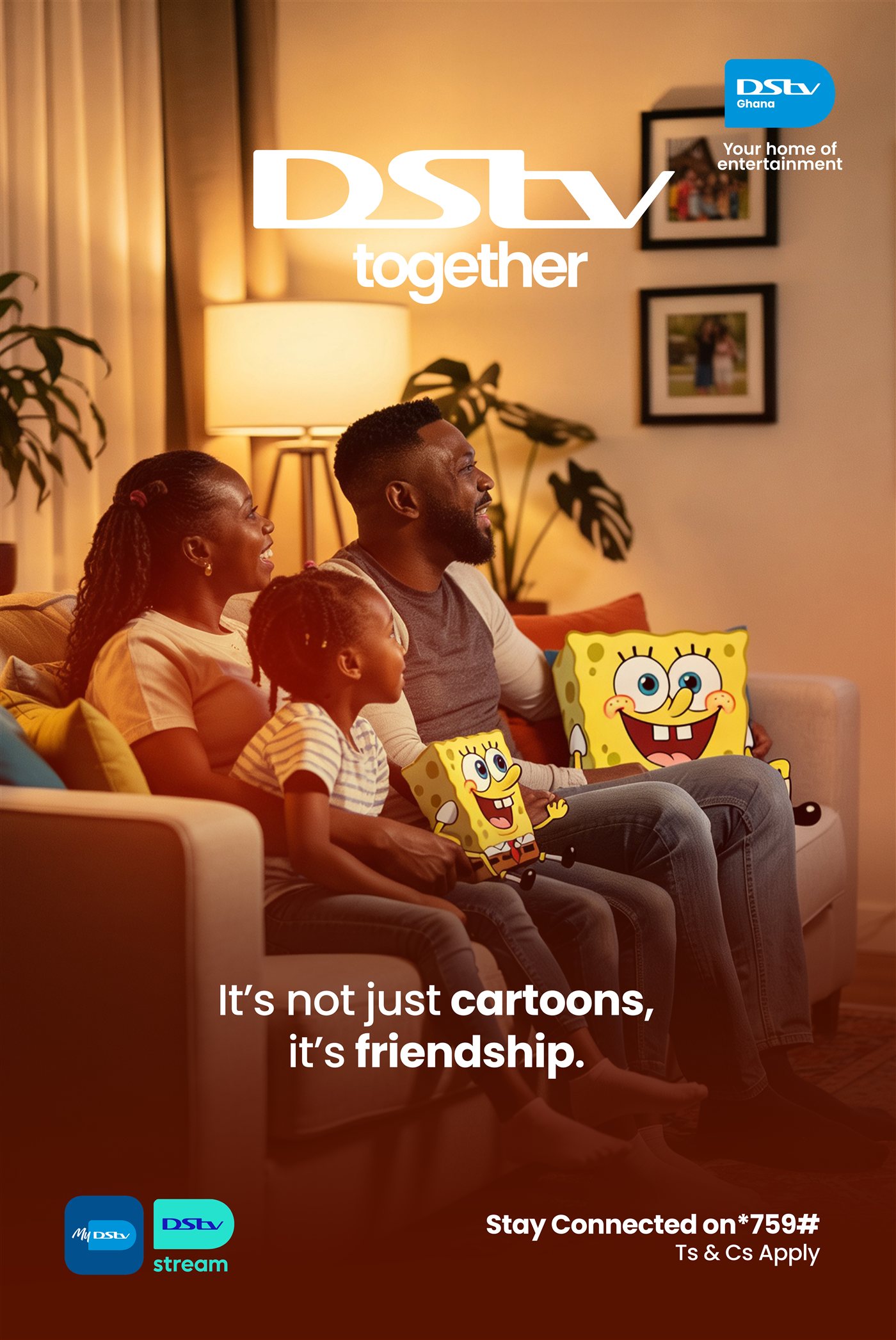 DStv campaign poster.