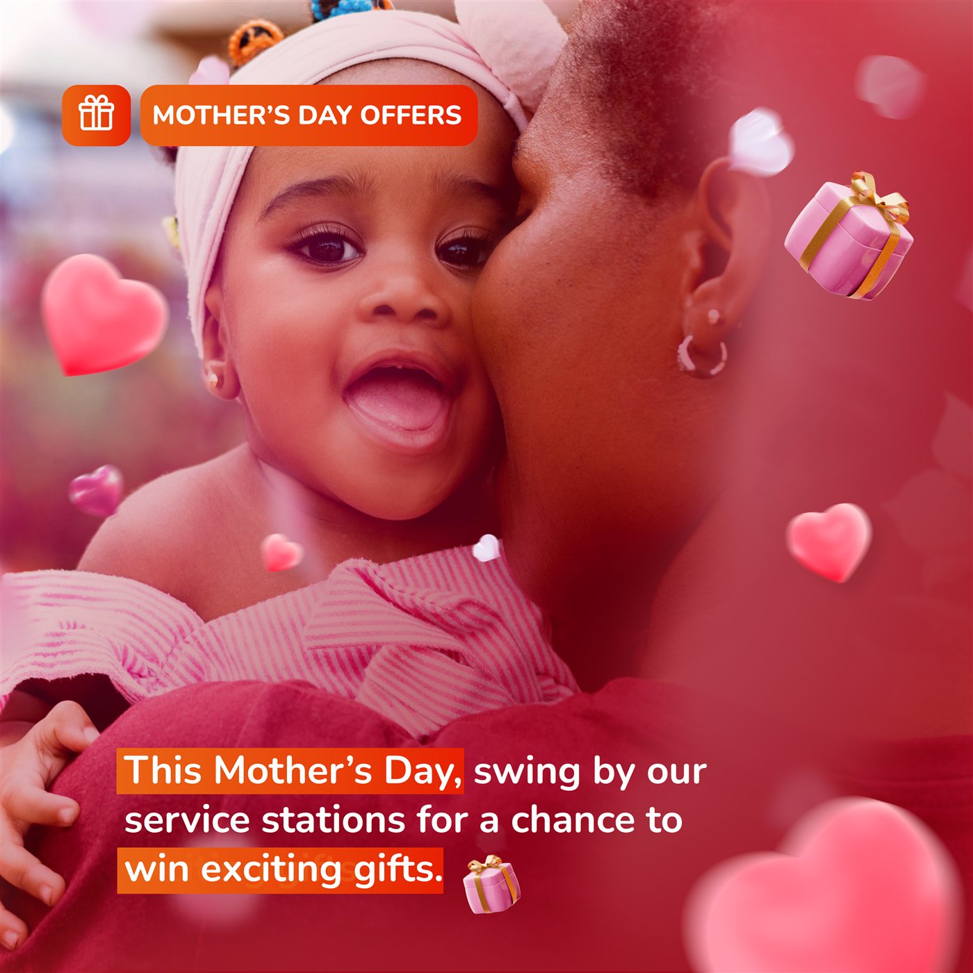 TotalEnergies Mother's Day offers post.