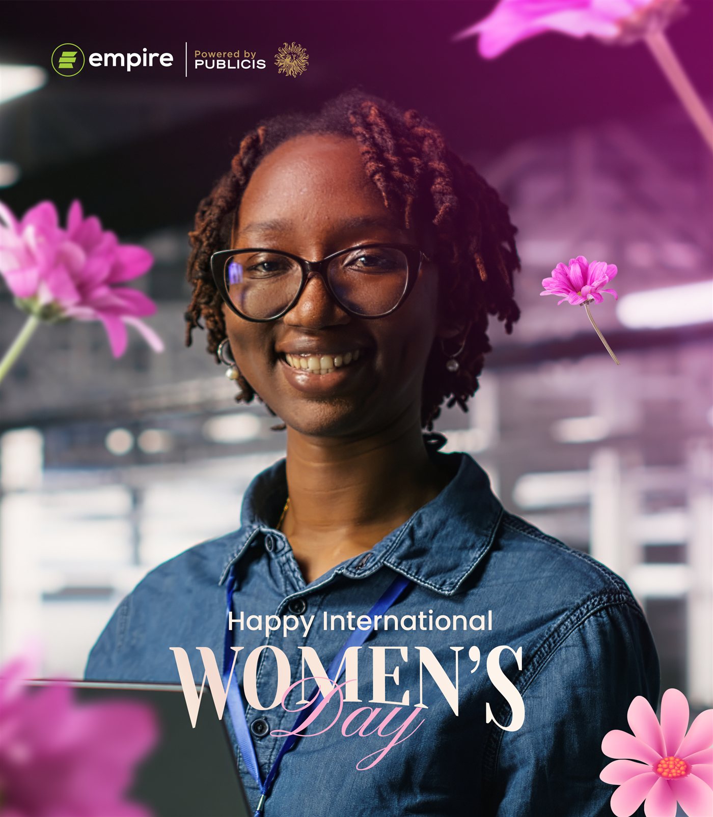 Empire International Women's Day social post.
