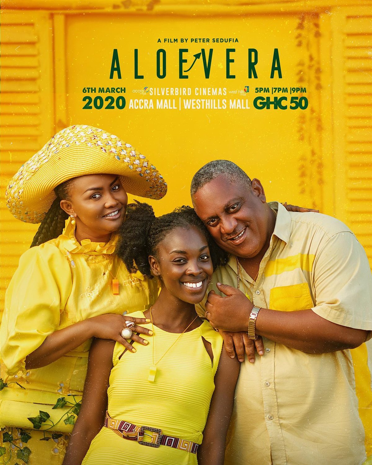 Aloevera poster: the full family cast, cinema showtimes.