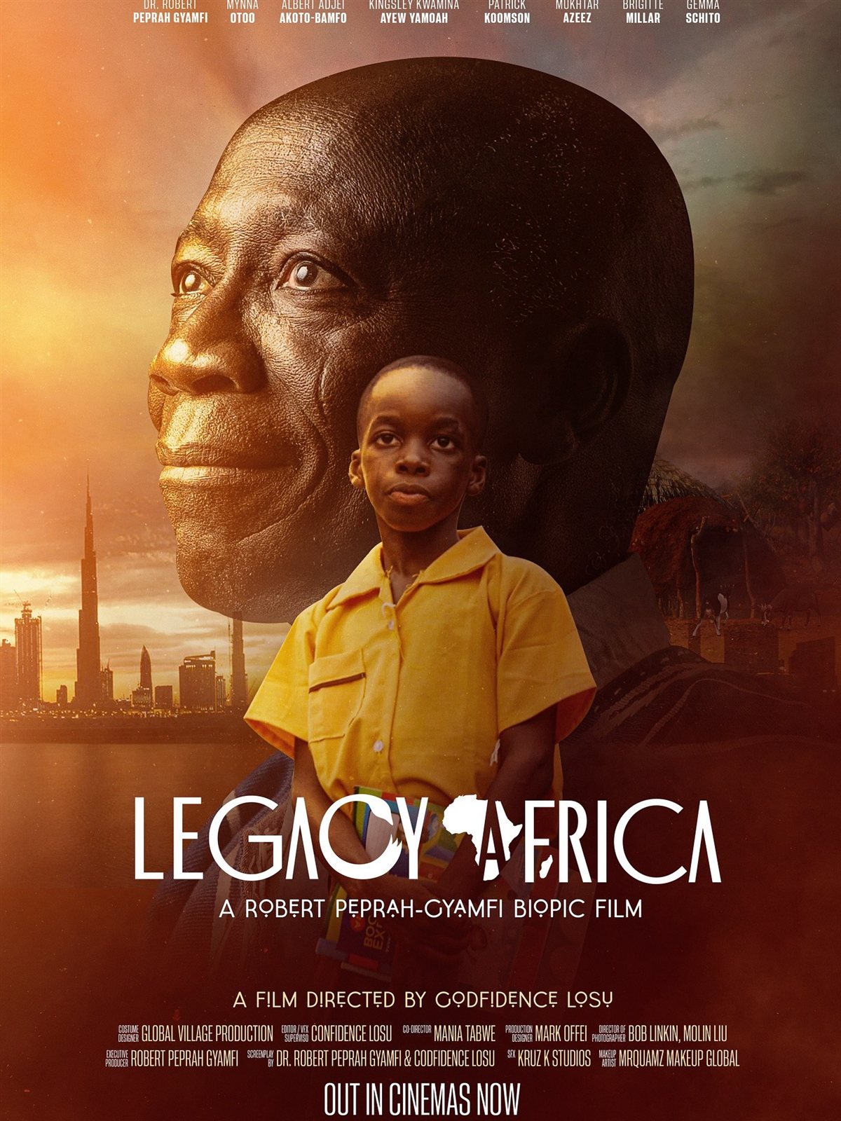 Legacy Africa poster: full cast and title treatment.