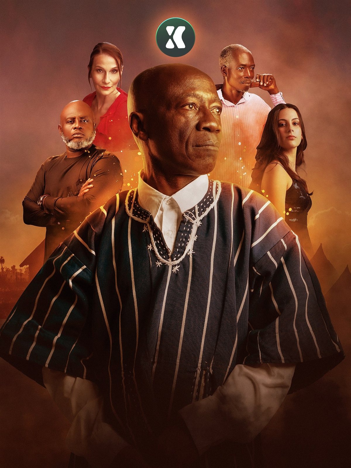 Legacy Africa key art: a boy in school uniform against a portrait bust, textless.