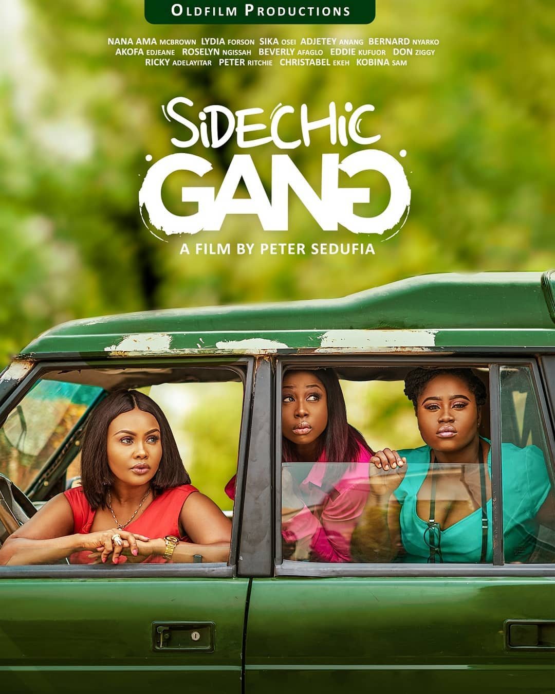 Sidechic Gang, alternate one-sheet with the truck in the background.
