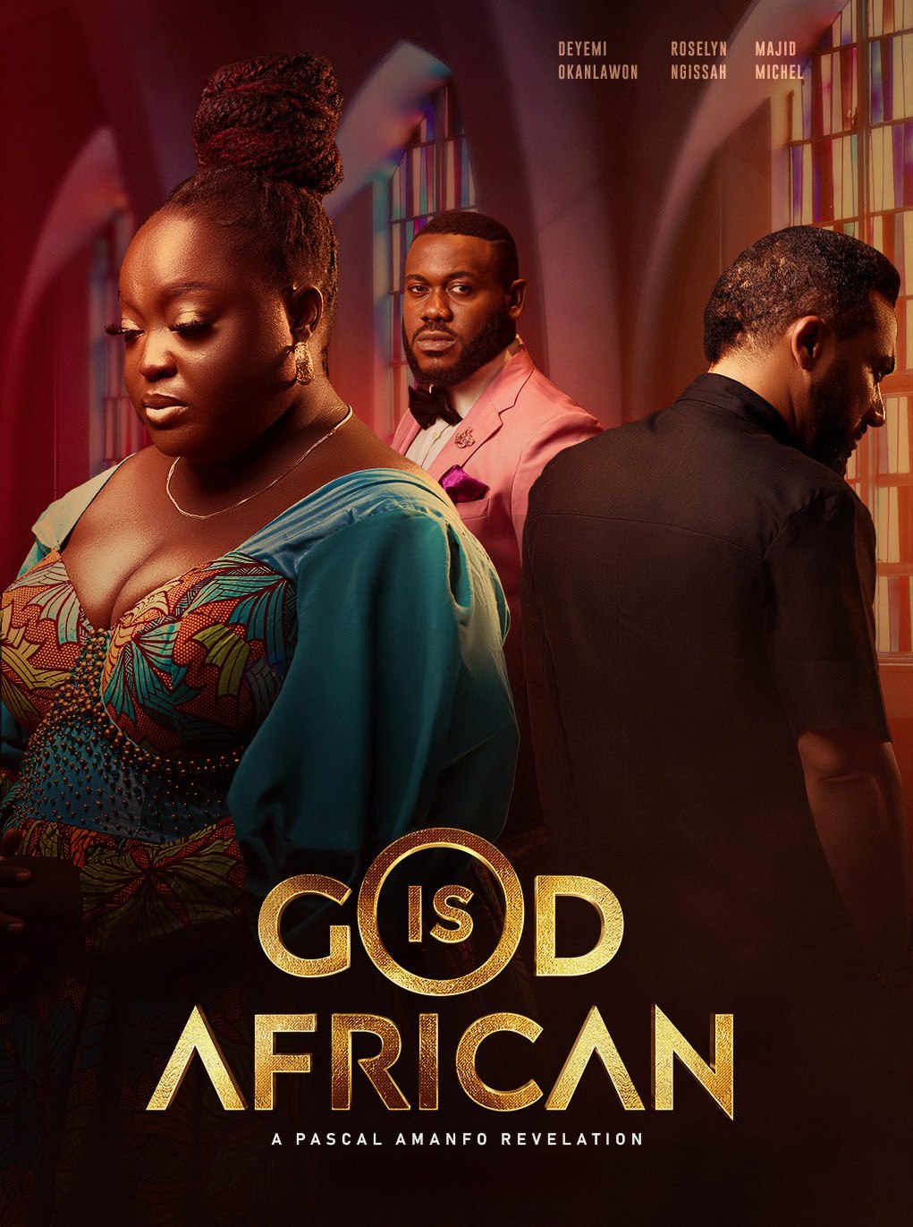 God is African, alternate one-sheet with the full cast.