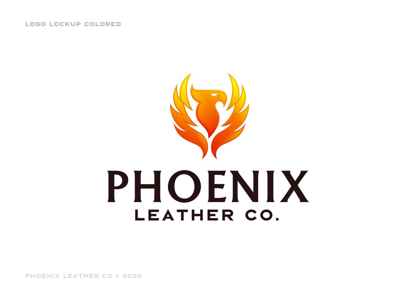 Phoenix Leather Co brand identity, page 06.