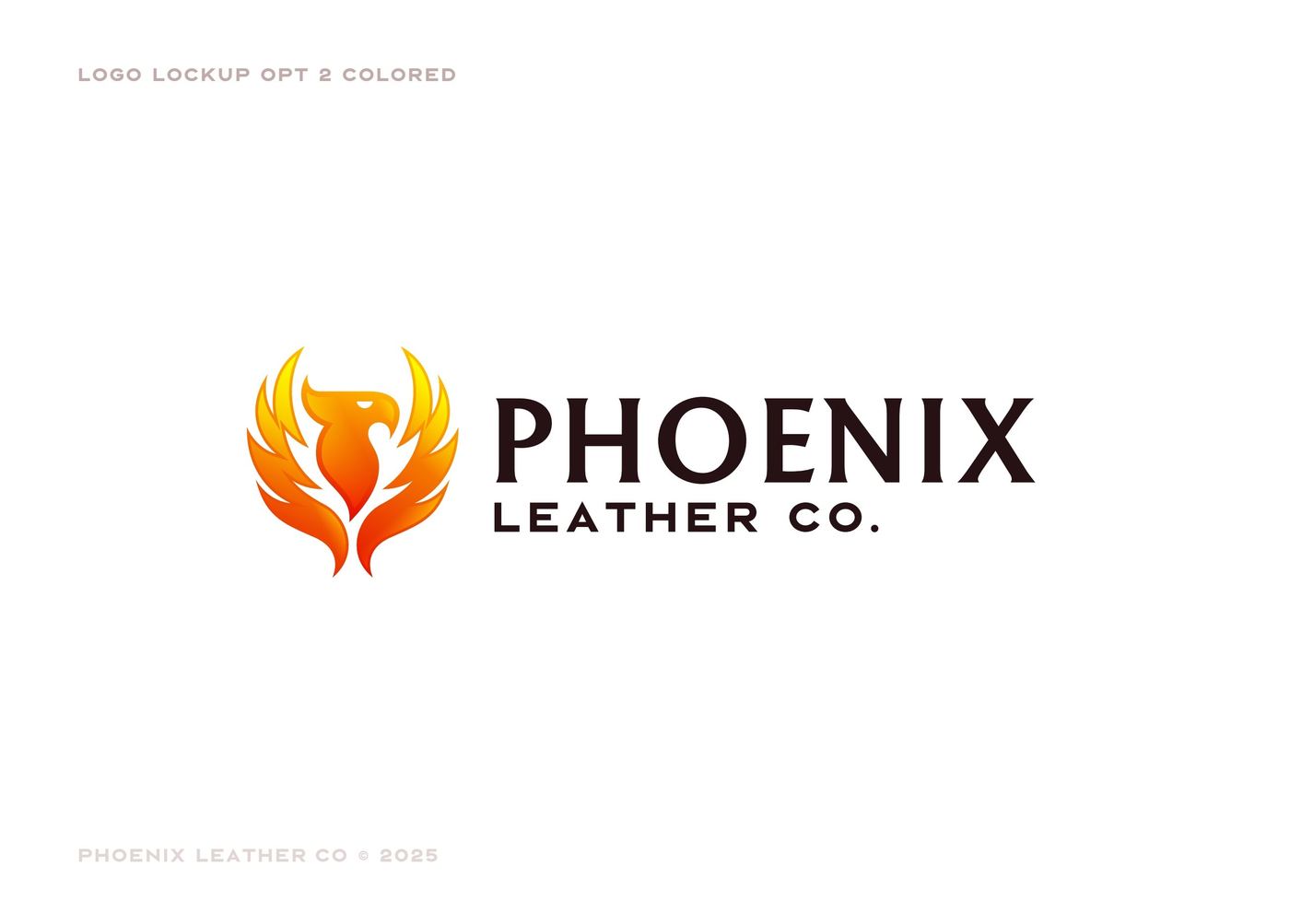 Phoenix Leather Co brand identity, page 07.