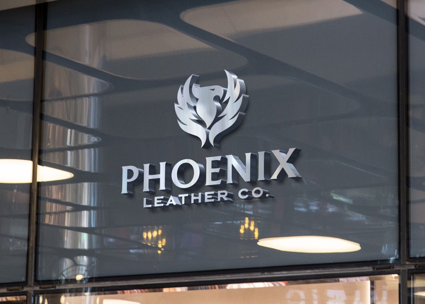 Phoenix Leather Co brand identity, page 24.