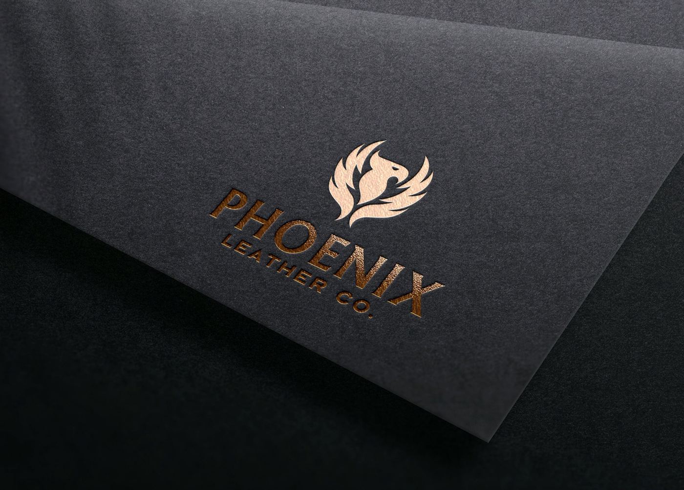 Phoenix Leather Co brand identity, page 25.