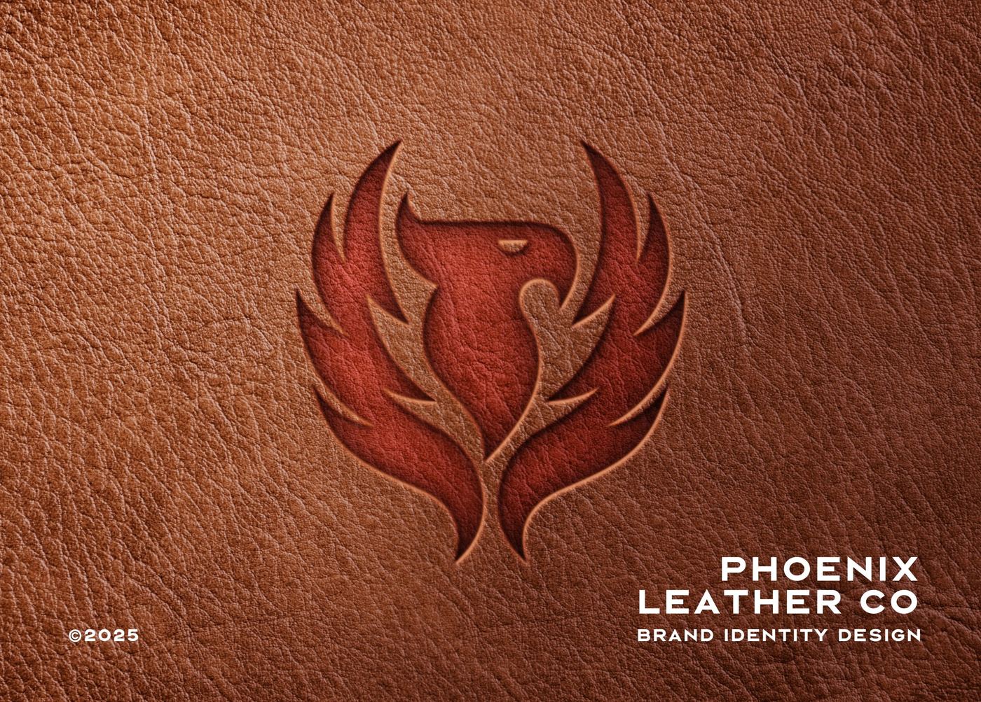 Phoenix Leather Co logo.